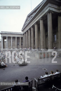 ( GRAN BRETAGNA  )  LONDRA  : IL  BRITISH MUSEUM © 1990 Graziano Arici/Rosebud2 / GEO / MUSEO