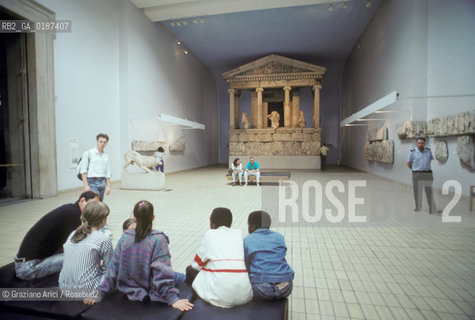 ( GRAN BRETAGNA  )  LONDRA  : IL  BRITISH MUSEUM  © 1990 Graziano Arici/Rosebud2 / GEO / MUSEO