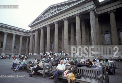 ( GRAN BRETAGNA  )  LONDRA  : IL  BRITISH MUSEUM   © 1990 Graziano Arici/Rosebud2 / GEO / MUSEO
