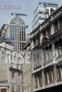 ( GRAN BRETAGNA  )  LONDRA  :  LA CITY E LA BORSA   © 1990 Graziano Arici/Rosebud2 / GEO LA SEDE DEI LLOIDSS