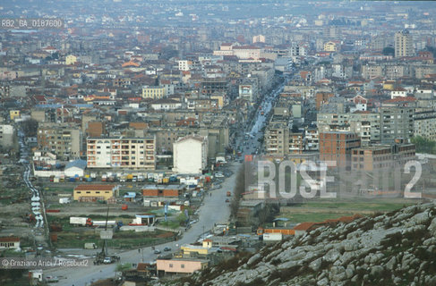 ( ALBANIA  ) SCUTARI : PANORAMA DELLA CITTA  © 2002 Graziano Arici/Rosebud2 / GEO