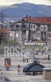 ( ALBANIA  ) SCUTARI : UNA VIA DEL CENTRO  © 2002 Graziano Arici/Rosebud2 / GEO