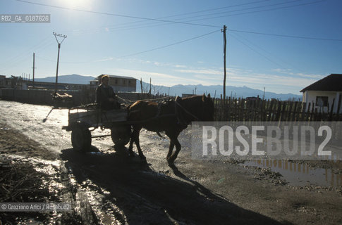 ( ALBANIA  ) SCUTARI : STRADA  © 2002 Graziano Arici/Rosebud2 / GEO