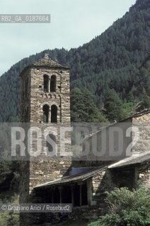 (  ANDORRA  ) ANDORRA  LA VELLA : UNANTICA CAPPELLA  © 2002 Graziano Arici/Rosebud2 / GEO PIRENEI