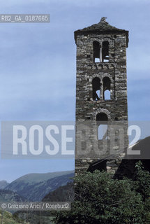 (  ANDORRA  ) ANDORRA  LA VELLA : UNANTICA CAPPELLA  © 2002 Graziano Arici/Rosebud2 / GEO PIRENEI