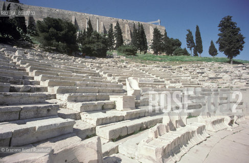 ( GRECIA  ) ATENE : ACROPOLI E TEATRO DI DIONISO  - © 1990 Graziano Arici/Rosebud2 / GEO