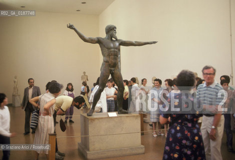 ( GRECIA  ) ATENE : MUSEO NAZIONALE - STATUA DI POSEIDONE  - © 1990 Graziano Arici/Rosebud2 / GEO