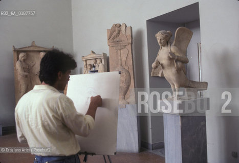 ( GRECIA  ) ATENE : MUSEO NAZIONALE -   - © 1990 Graziano Arici/Rosebud2 / GEO