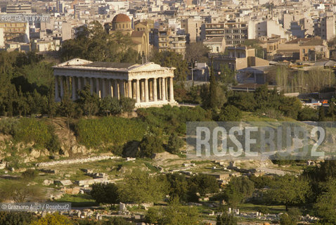 ( GRECIA  ) ATENE : AGORA TEMPIO DI HEPHAISOS ( THESEION )  - © 1990 Graziano Arici/Rosebud2 / GEO