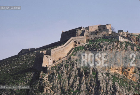 ( GRECIA  ) NAUPLIA : FORTEZZA VENEZIANA DI NAUPLIA PALAMEDE  - © 1990 Graziano Arici/Rosebud2 / GEO / PELOPPONESO / ARGOLIDE