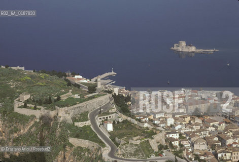 ( GRECIA  ) NAUPLIA : FORTEZZA VENEZIANA DI NAUPLIA PALAMEDE  - © 1990 Graziano Arici/Rosebud2 / GEO / PELOPPONESO / ARGOLIDE