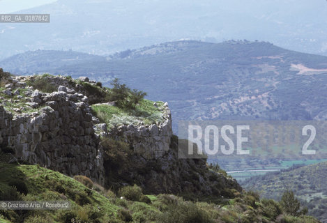 ( GRECIA  ) MICENE : ACROPOLI   - © 1990 Graziano Arici/Rosebud2 / GEO / PELOPPONESO / ARGOLIDE