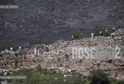 ( GRECIA  ) MICENE : ACROPOLI  - © 1990 Graziano Arici/Rosebud2 / GEO / PELOPPONESO / ARGOLIDE