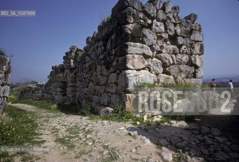 ( GRECIA  ) TIRINTO : ACROPOLI  - © 1990 Graziano Arici/Rosebud2 / GEO / PELOPPONESO / ARGOLIDE / MURA CICLOPICHE