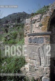 ( GRECIA  ) MYSTRA : MONASTERI BIZANTINI  - © 1990 Graziano Arici/Rosebud2 / GEO / PELOPPONESO / LACONIA