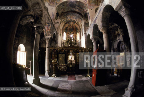 ( GRECIA  ) MYSTRA : MONASTERI BIZANTINI  - © 1990 Graziano Arici/Rosebud2 / GEO / PELOPPONESO / LACONIA