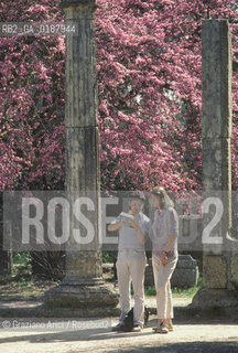 ( GRECIA  ) OLIMPIA : ROVINE DELLA PALESTRA  - © 1990 Graziano Arici/Rosebud2 / GEO / PELOPPONESO / ELIDE