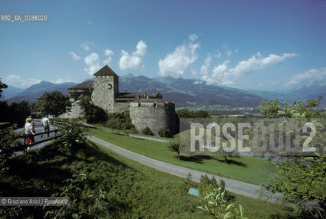 ( PRINCIPATO DEL LIECHTENSTEIN  ) VADUZ : IL CASTELLO  © 2002 Graziano Arici/Rosebud2 / GEO