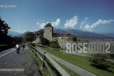 ( PRINCIPATO DEL LIECHTENSTEIN  ) VADUZ : IL CASTELLO  © 2002 Graziano Arici/Rosebud2 / GEO