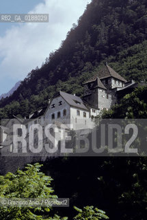 ( PRINCIPATO DEL LIECHTENSTEIN  ) VADUZ : IL CASTELLO  © 2002 Graziano Arici/Rosebud2 / GEO
