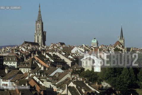 ( SVIZZERA CONFEDERAZIONE ELVETICA  ) BERNA : PANORAMA © 1995 Graziano Arici/Rosebud2 / GEO