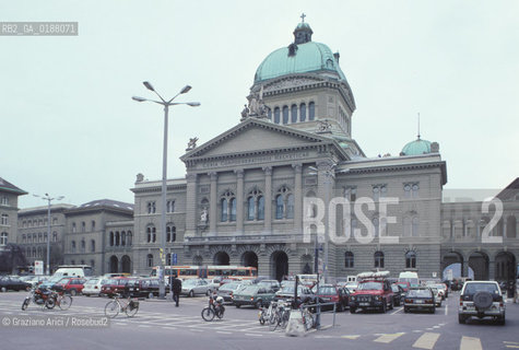 ( SVIZZERA CONFEDERAZIONE ELVETICA  ) BERNA : IL PARLAMENTO FEDERALE © 1995 Graziano Arici/Rosebud2 / GEO