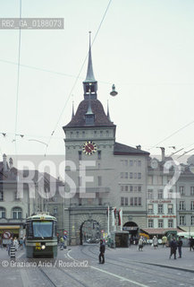 ( SVIZZERA CONFEDERAZIONE ELVETICA  ) BERNA : BUBEMBERGPLATZ © 1995 Graziano Arici/Rosebud2 / GEO