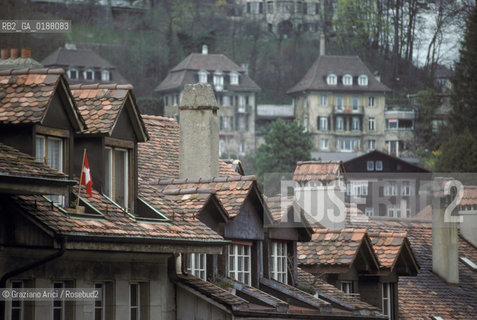 ( SVIZZERA CONFEDERAZIONE ELVETICA  ) BERNA : PANORAMA © 1995 Graziano Arici/Rosebud2 / GEO TETTO