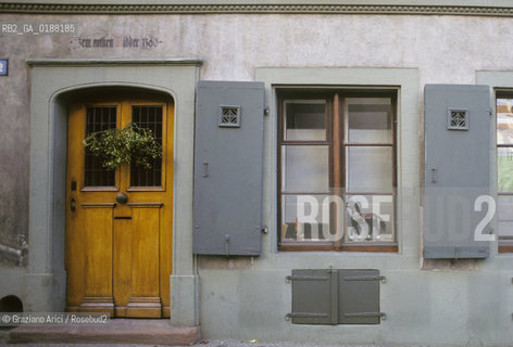 ( SVIZZERA CONFEDERAZIONE ELVETICA  ) BASILEA :  CASE DEL CENTRO STORICO   © 1995 Graziano Arici/Rosebud2 / GEO