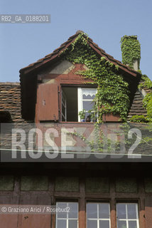 ( SVIZZERA CONFEDERAZIONE ELVETICA  ) BASILEA :  CASE DEL CENTRO STORICO   © 1995 Graziano Arici/Rosebud2 / GEO ABBAINO