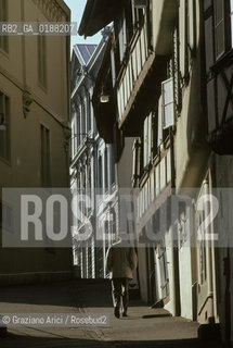 ( SVIZZERA CONFEDERAZIONE ELVETICA  ) BASILEA :  CASE DEL CENTRO STORICO   © 1995 Graziano Arici/Rosebud2 / GEO