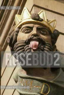 ( SVIZZERA CONFEDERAZIONE ELVETICA  ) BASILEA :  MASCHERONE  © 1995 Graziano Arici/Rosebud2 / GEO