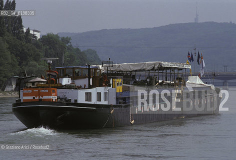 ( SVIZZERA CONFEDERAZIONE ELVETICA  ) BASILEA : IL FIUME RENO    © 1995 Graziano Arici/Rosebud2 / GEO