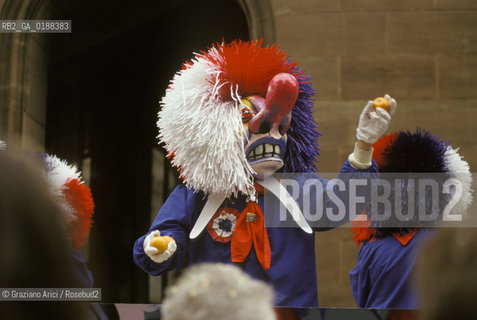 ( SVIZZERA CONFEDERAZIONE ELVETICA  ) BASILEA :  IL CARNEVALE    © 1995 Graziano Arici/Rosebud2 / GEO / MASCHERA