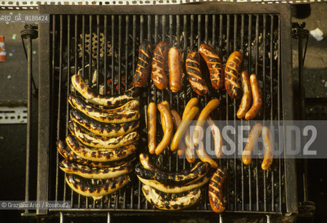 ( SVIZZERA CONFEDERAZIONE ELVETICA  ) BASILEA :  IL CARNEVALE    © 1995 Graziano Arici/Rosebud2 / GEO / MASCHERA SALCICCE GASTRONOMIA