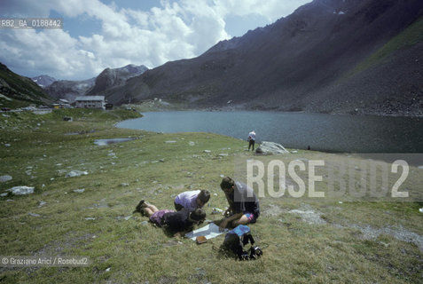 ( SVIZZERA CONFEDERAZIONE ELVETICA  ) CANTONE DI GRIGIONI  FLUELAPASS   © 1995 Graziano Arici/Rosebud2 / GEO PASSO