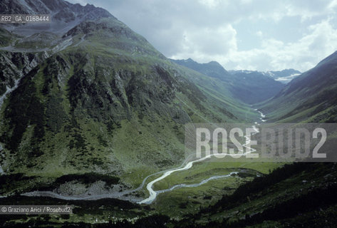 ( SVIZZERA CONFEDERAZIONE ELVETICA  ) CANTONE DI GRIGIONI  FLUELAPASS   © 1995 Graziano Arici/Rosebud2 / GEO PASSO