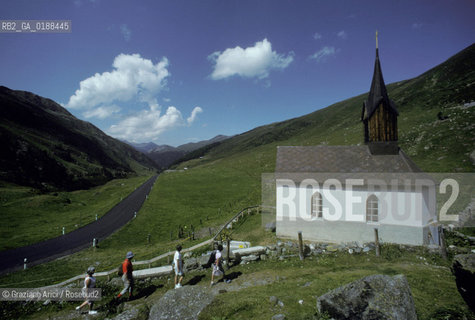 ( SVIZZERA CONFEDERAZIONE ELVETICA  ) CANTONE DI GRIGIONI  FLUELAPASS   © 1995 Graziano Arici/Rosebud2 / GEO PASSO