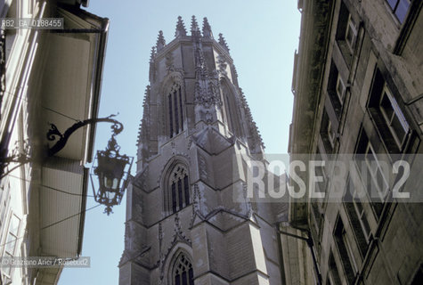 ( SVIZZERA CONFEDERAZIONE ELVETICA  ) CANTONE DI FRIBURGO  FRIBURGO : CATTEDRALE DI ST.NICOLAS   © 1995 Graziano Arici/Rosebud2 / GEO
