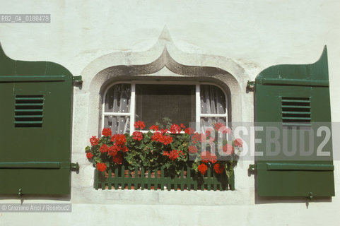 ( SVIZZERA CONFEDERAZIONE ELVETICA  ) CANTONE DI FRIBURGO  GRUYERES : IL CASTELLO   © 1995 Graziano Arici/Rosebud2 / GEO FINESTRA