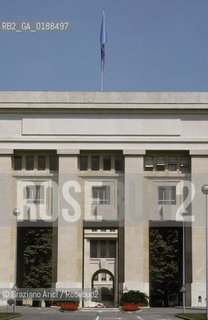 ( SVIZZERA CONFEDERAZIONE ELVETICA  ) CANTONE DI GINEVRA  GINEVRA : SEDE DELL ONU   © 1995 Graziano Arici/Rosebud2 / GEO