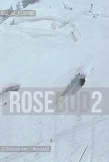 ( SVIZZERA CONFEDERAZIONE ELVETICA  ) CANTONE DI BERNA  GHIACCIAIO DELLO JUNGFRAU   © 1995 Graziano Arici/Rosebud2 / GEO SCI NEVE MONTAGNA