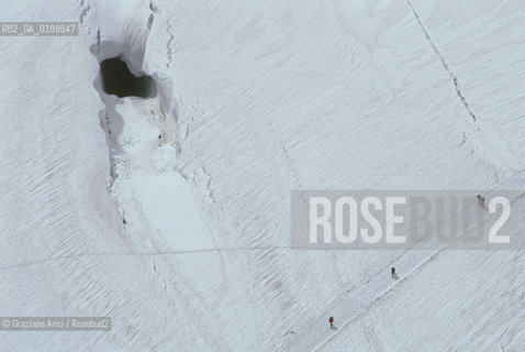 ( SVIZZERA CONFEDERAZIONE ELVETICA  ) CANTONE DI BERNA  GHIACCIAIO DELLO JUNGFRAU   © 1995 Graziano Arici/Rosebud2 / GEO SCI NEVE MONTAGNA