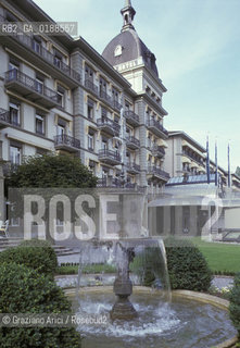 ( SVIZZERA CONFEDERAZIONE ELVETICA  ) CANTONE DI BERNA  INTERLAKEN : HOTEL VICTORIA   © 1995 Graziano Arici/Rosebud2 / GEO