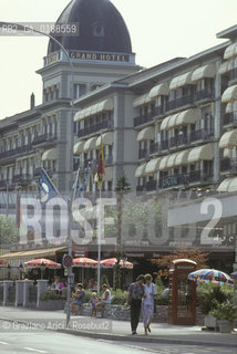( SVIZZERA CONFEDERAZIONE ELVETICA  ) CANTONE DI BERNA  INTERLAKEN : HOTEL VICTORIA   © 1995 Graziano Arici/Rosebud2 / GEO