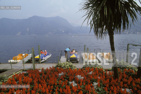 ( SVIZZERA CONFEDERAZIONE ELVETICA  ) CANTONE TICINO  LUGANO  : IL LAGO  © 1995 Graziano Arici/Rosebud2 / GEO