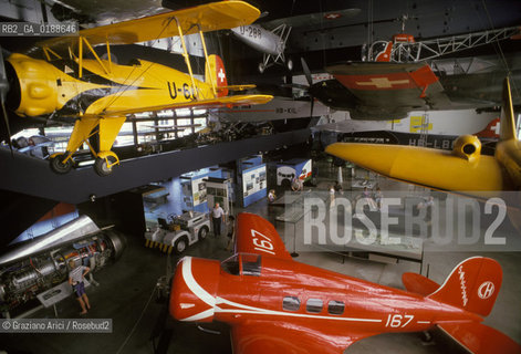 ( SVIZZERA CONFEDERAZIONE ELVETICA  ) CANTONE DI LUCERNA LUCERNA : IL MUSEO SVIZZERO DEI TRASPORTI    © 1995 Graziano Arici/Rosebud2 / GEO AREOPLANO