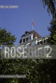( SVIZZERA CONFEDERAZIONE ELVETICA  ) CANTONE DI VAUD MONTREUX : HOTEL    © 1995 Graziano Arici/Rosebud2 / GEO