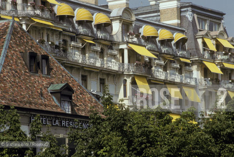 ( SVIZZERA CONFEDERAZIONE ELVETICA  ) CANTONE DI VAUD LOSANNA : HOTEL  © 1995 Graziano Arici/Rosebud2 / GEO