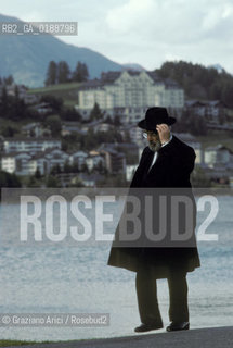 ( SVIZZERA CONFEDERAZIONE ELVETICA  )  CANTONE DEI GRIGIONI SANKT MORITZ : IL LAGO  © 1995 Graziano Arici/Rosebud2 / GEO EBREI